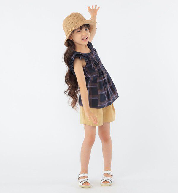 SHIPS KIDS「SHIPS KIDS:100～130cm / タック ショート パンツ」|その他|