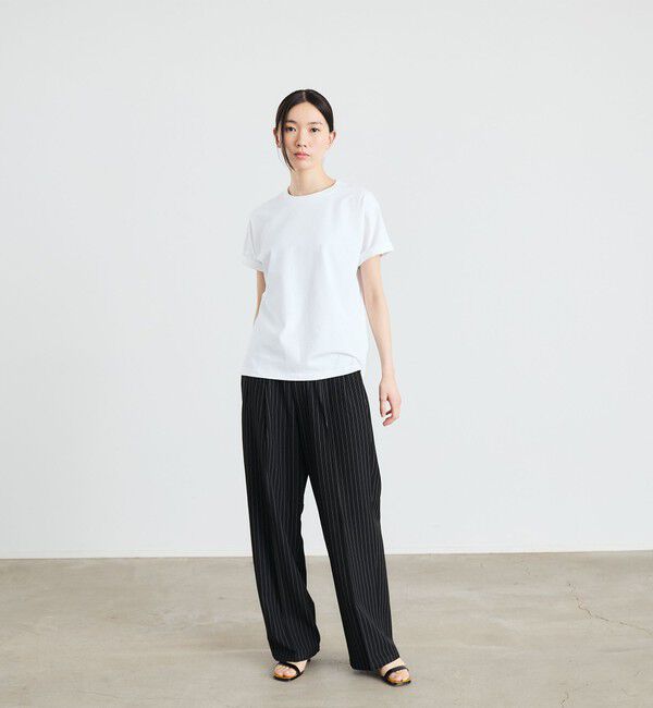 SHIPS「City Ambient Products: コンパクト ショート レングス  Tシャツ 」|Tシャツ・カットソー|
