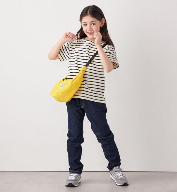 SHIPS any「SHIPS any:  マリンボーダー ボートネック Tシャツ<KIDS>」|Tシャツ・カットソー|