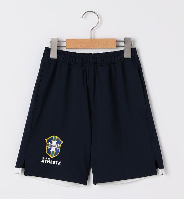 SHIPS KIDS「【SHIPS KIDS別注】ATHLETA:〈UVカット〉130～170cm /メッシュ ショーツ」|その他|ネイビー