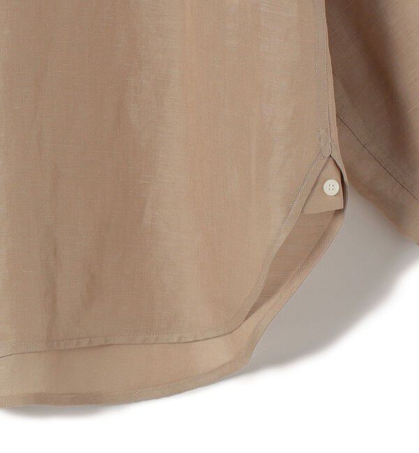 SHIPS for women「〈手洗い可能〉IMPERIAL LINEN 混 オーバー サイズ シャツ」|シャツ・ブラウス|