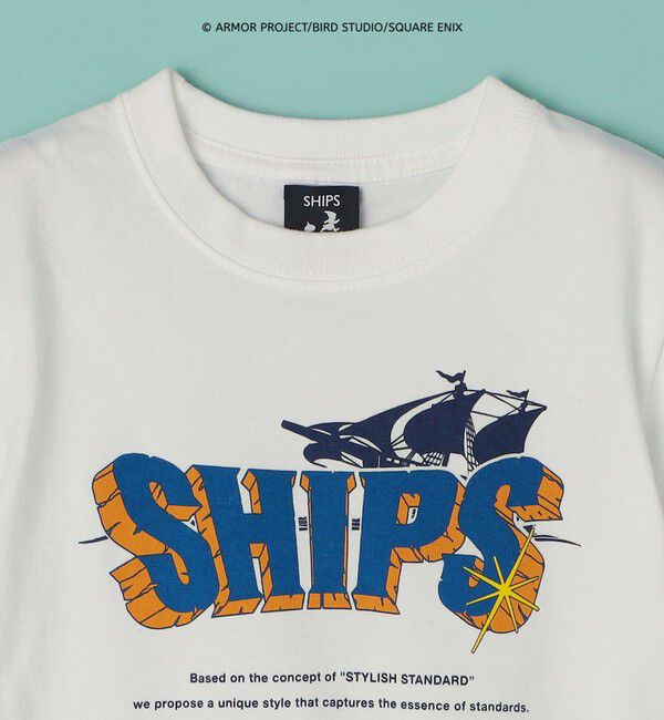 SHIPS KIDS「DQVIIR &times; SHIPS:100～140cm  ロゴ Tシャツ〈KIDS〉」|Tシャツ・カットソー|