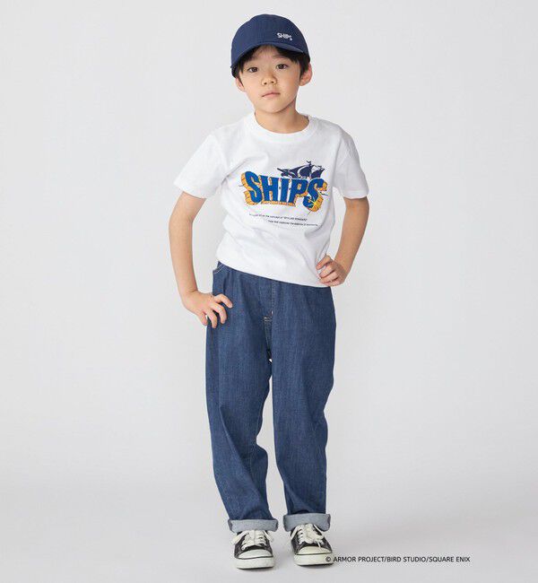 SHIPS KIDS「DQVIIR &times; SHIPS:100～140cm  ロゴ Tシャツ〈KIDS〉」|Tシャツ・カットソー|