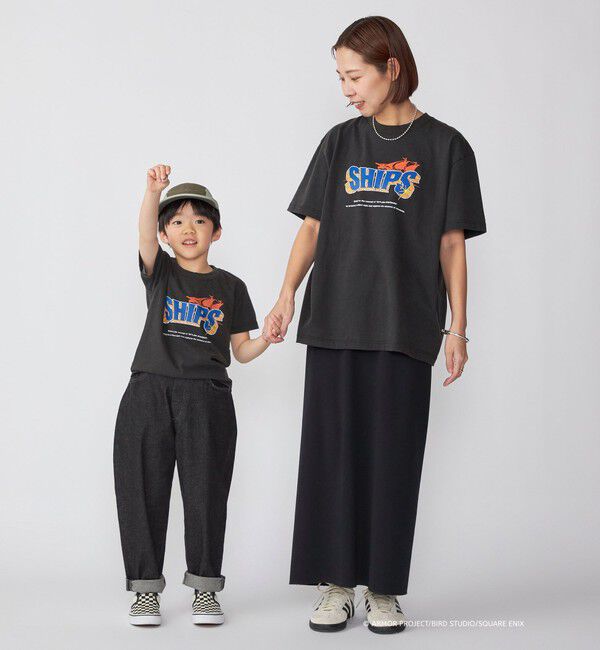 SHIPS KIDS「DQVIIR &times; SHIPS:100～140cm  ロゴ Tシャツ〈KIDS〉」|Tシャツ・カットソー|