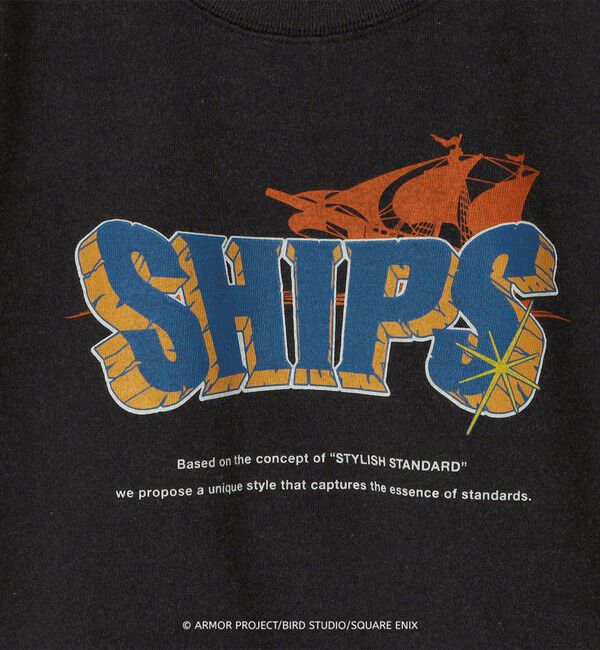 SHIPS KIDS「DQVIIR &times; SHIPS:100～140cm  ロゴ Tシャツ〈KIDS〉」|Tシャツ・カットソー|