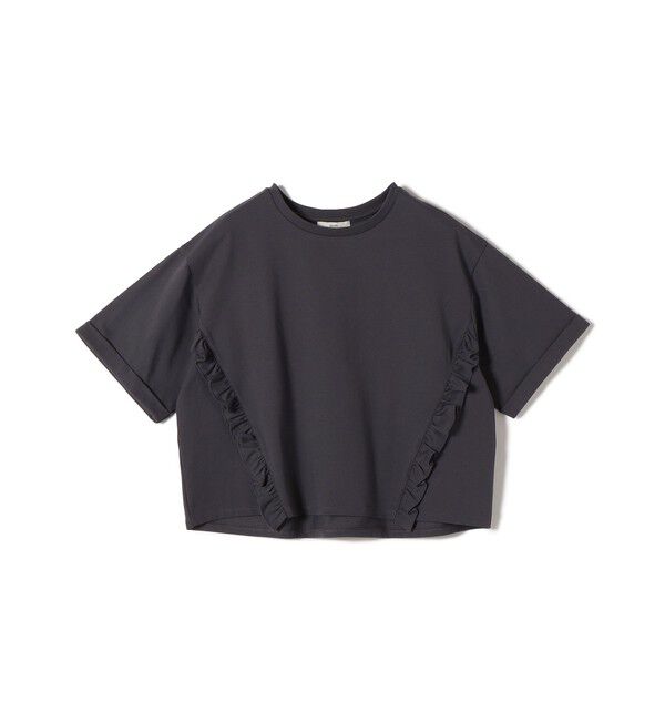 SHIPS for women「【WEB限定】〈接触冷感〉オーガニック コットン フリル TEE」|Tシャツ・カットソー|