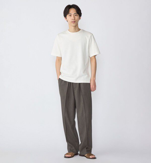 SHIPS「SHIPS:〈MADE IN JAPAN〉TECHNORAMA(R) ミラノ リブ Tシャツ」|Tシャツ・カットソー|