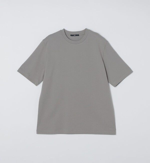 SHIPS「SHIPS:〈MADE IN JAPAN〉TECHNORAMA(R) ミラノ リブ Tシャツ」|Tシャツ・カットソー|グレー
