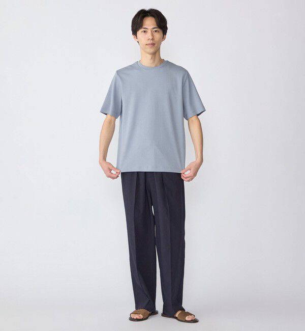 SHIPS「SHIPS:〈MADE IN JAPAN〉TECHNORAMA(R) ミラノ リブ Tシャツ」|Tシャツ・カットソー|