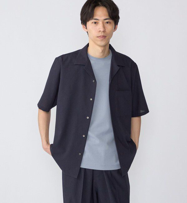 SHIPS「SHIPS:〈MADE IN JAPAN〉TECHNORAMA(R) ミラノ リブ Tシャツ」|Tシャツ・カットソー|