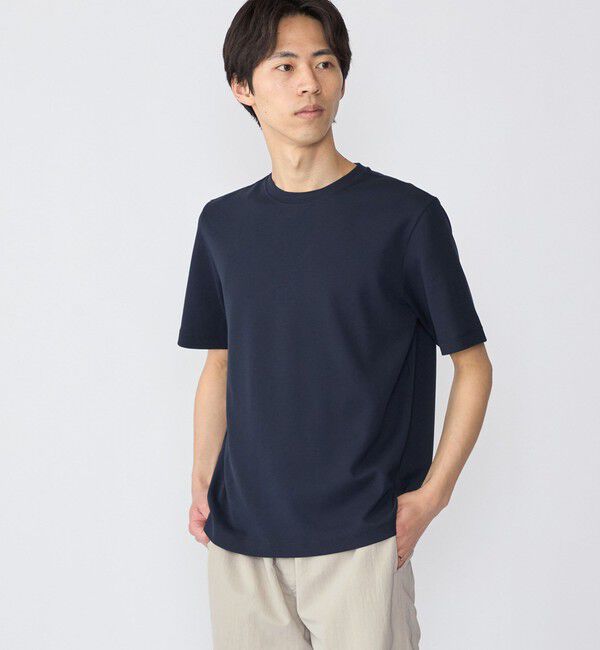 SHIPS「SHIPS:〈MADE IN JAPAN〉TECHNORAMA(R) ミラノ リブ Tシャツ」|Tシャツ・カットソー|