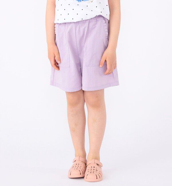 SHIPS KIDS「SHIPS KIDS:100～130cm /〈接触冷感/UVカット〉フリル デイリー ショーツ」|その他|