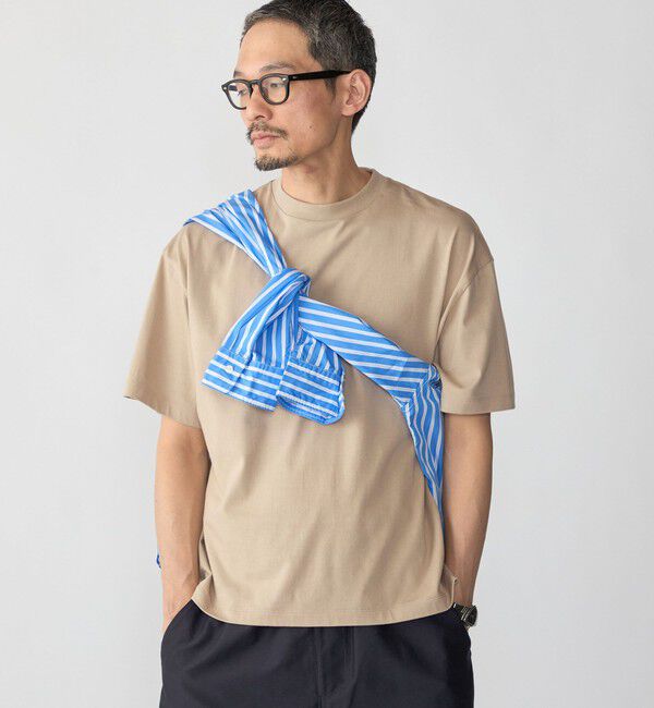 SHIPS「SHIPS:〈MADE IN JAPAN〉スビンギザ コットン ショートスリーブ Tシャツ」|Tシャツ・カットソー|