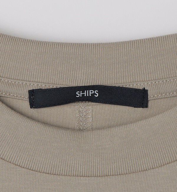 SHIPS「SHIPS:〈MADE IN JAPAN〉スビンギザ コットン ショートスリーブ Tシャツ」|Tシャツ・カットソー|