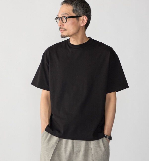 SHIPS「SHIPS:〈MADE IN JAPAN〉スビンギザ コットン ショートスリーブ Tシャツ」|Tシャツ・カットソー|
