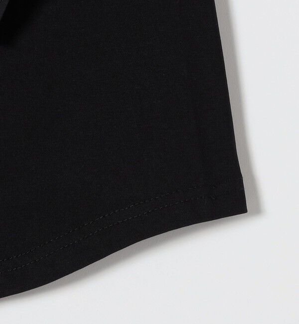 SHIPS any「SHIPS any:〈洗濯機可能〉フリル コンビ ノースリーブ TEE」|Tシャツ・カットソー|