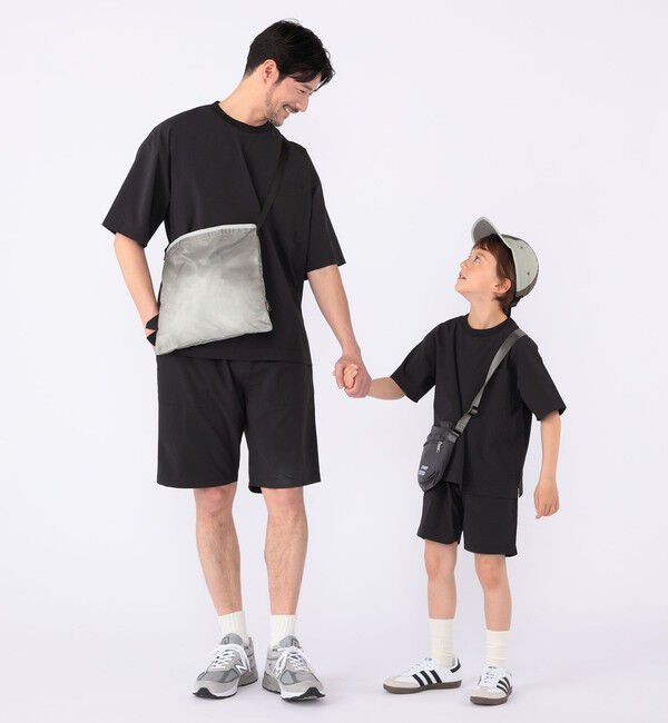 SHIPS KIDS「【SHIPS KIDS別注】ARCH&LINE:〈家族おそろい/MENS〉SOLOTEX(R) ショーツ」|その他|ブラック