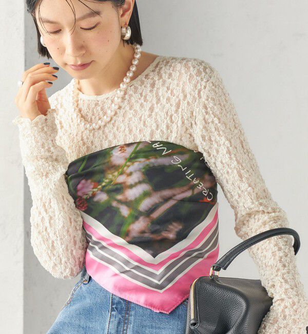 SHIPS for women「【SHIPS別注】THE CULTURE CORD: ARTIST SCARF（AS）」|バンダナ・スカーフ|ピンク