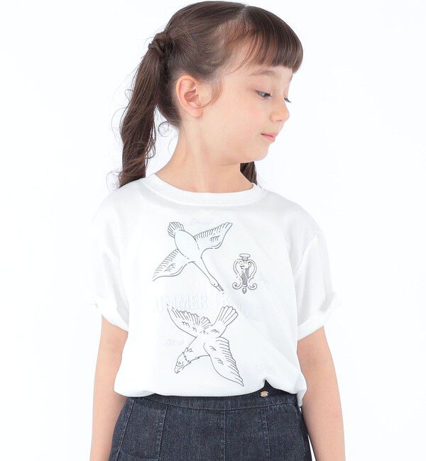 SHIPS KIDS「SHIPS KIDS:100～130cm /〈接触冷感/吸水速乾〉サマー トライアングル  Tシャツ」|Tシャツ・カットソー|