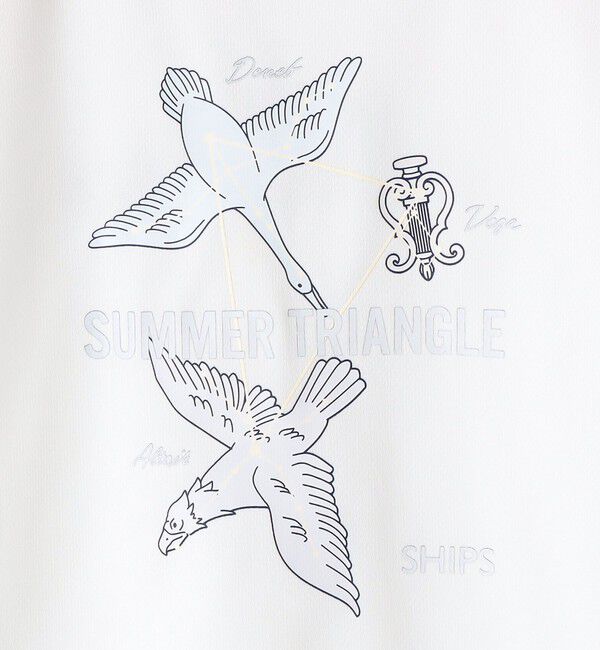 SHIPS KIDS「SHIPS KIDS:100～130cm /〈接触冷感/吸水速乾〉サマー トライアングル  Tシャツ」|Tシャツ・カットソー|
