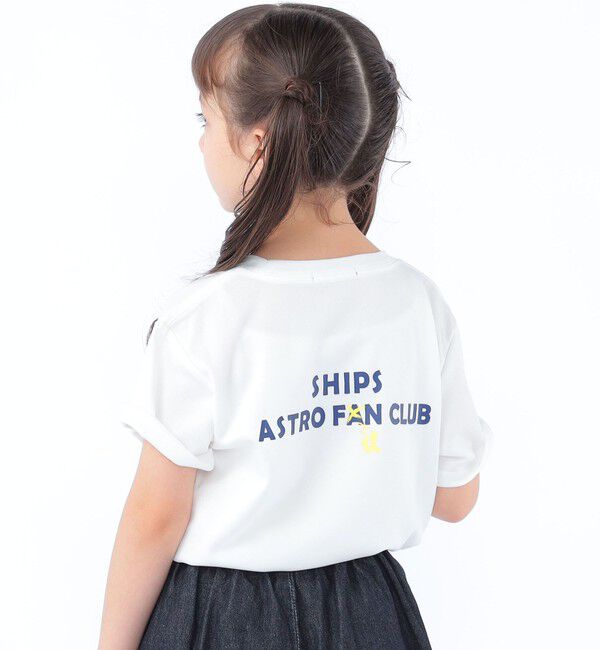 SHIPS KIDS「SHIPS KIDS:100～130cm /〈接触冷感/吸水速乾〉サマー トライアングル  Tシャツ」|Tシャツ・カットソー|