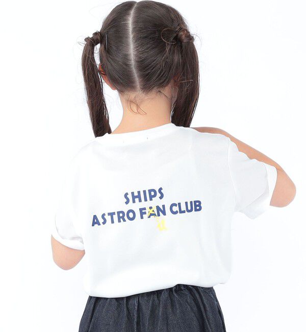 SHIPS KIDS「SHIPS KIDS:100～130cm /〈接触冷感/吸水速乾〉サマー トライアングル  Tシャツ」|Tシャツ・カットソー|
