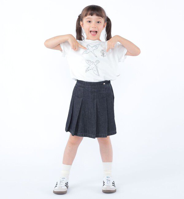 SHIPS KIDS「SHIPS KIDS:100～130cm /〈接触冷感/吸水速乾〉サマー トライアングル  Tシャツ」|Tシャツ・カットソー|