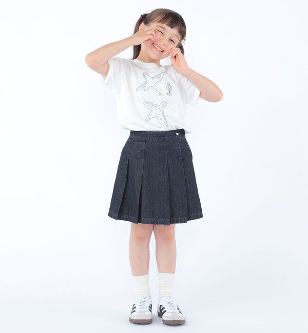 SHIPS KIDS「SHIPS KIDS:100～130cm /〈接触冷感/吸水速乾〉サマー トライアングル  Tシャツ」|Tシャツ・カットソー|