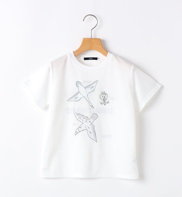 SHIPS KIDS「SHIPS KIDS:100～130cm /〈接触冷感/吸水速乾〉サマー トライアングル  Tシャツ」|Tシャツ・カットソー|