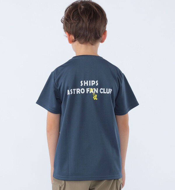 SHIPS KIDS「SHIPS KIDS:100～130cm /〈接触冷感/吸水速乾〉サマー トライアングル  Tシャツ」|Tシャツ・カットソー|