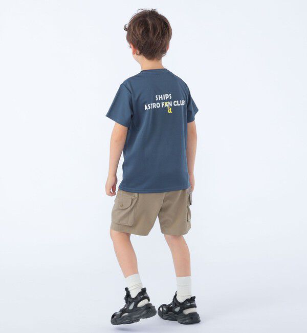 SHIPS KIDS「SHIPS KIDS:100～130cm /〈接触冷感/吸水速乾〉サマー トライアングル  Tシャツ」|Tシャツ・カットソー|