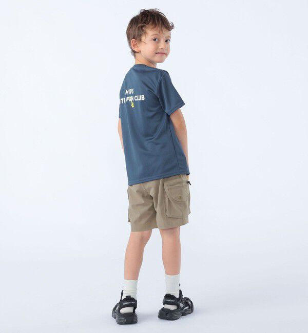 SHIPS KIDS「SHIPS KIDS:100～130cm /〈接触冷感/吸水速乾〉サマー トライアングル  Tシャツ」|Tシャツ・カットソー|
