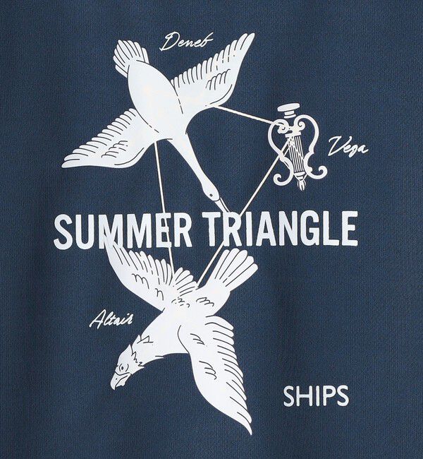 SHIPS KIDS「SHIPS KIDS:100～130cm /〈接触冷感/吸水速乾〉サマー トライアングル  Tシャツ」|Tシャツ・カットソー|