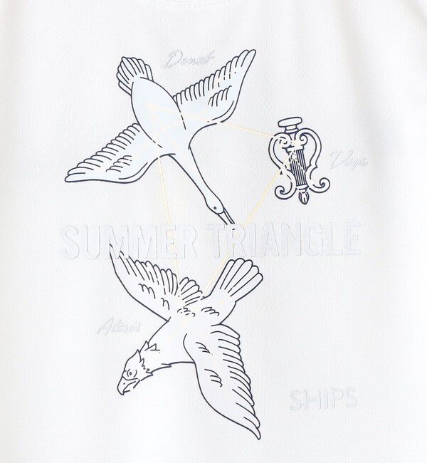 SHIPS KIDS「SHIPS KIDS:80～90cm /〈接触冷感/吸水速乾〉サマー トライアングル  Tシャツ」|Tシャツ・カットソー|