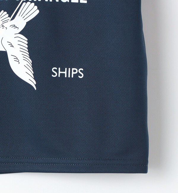 SHIPS KIDS「SHIPS KIDS:80～90cm /〈接触冷感/吸水速乾〉サマー トライアングル  Tシャツ」|Tシャツ・カットソー|