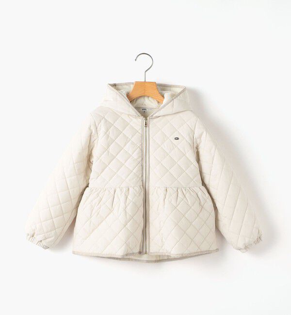 SHIPS KIDS「SHIPS KIDS:100～130cm /〈洗濯機可能〉 キルト ペプラム  ジップ ジャケット」|その他|