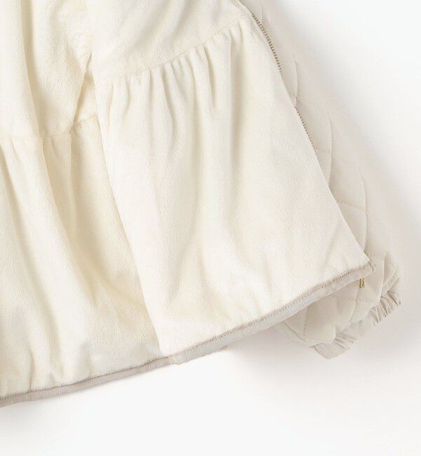 SHIPS KIDS「SHIPS KIDS:100～130cm /〈洗濯機可能〉 キルト ペプラム  ジップ ジャケット」|その他|