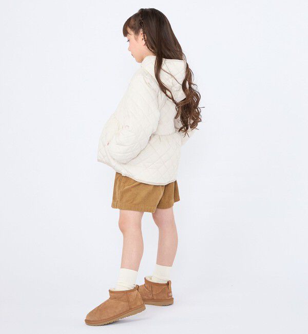 SHIPS KIDS「SHIPS KIDS:100～130cm /〈洗濯機可能〉 キルト ペプラム  ジップ ジャケット」|その他|
