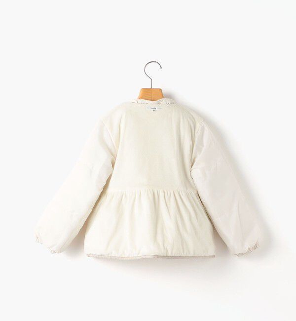 SHIPS KIDS「SHIPS KIDS:140～150cm /〈洗濯機可能〉 キルト ペプラム  ジップ ジャケット」|その他|