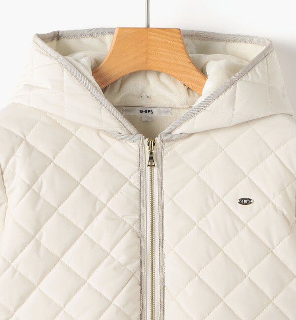 SHIPS KIDS「SHIPS KIDS:140～150cm /〈洗濯機可能〉 キルト ペプラム  ジップ ジャケット」|その他|