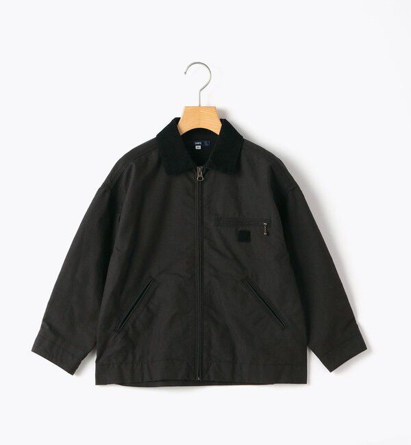 SHIPS KIDS「SHIPS KIDS:140～160cm / ダック ワーク ジャケット」|その他|ブラック