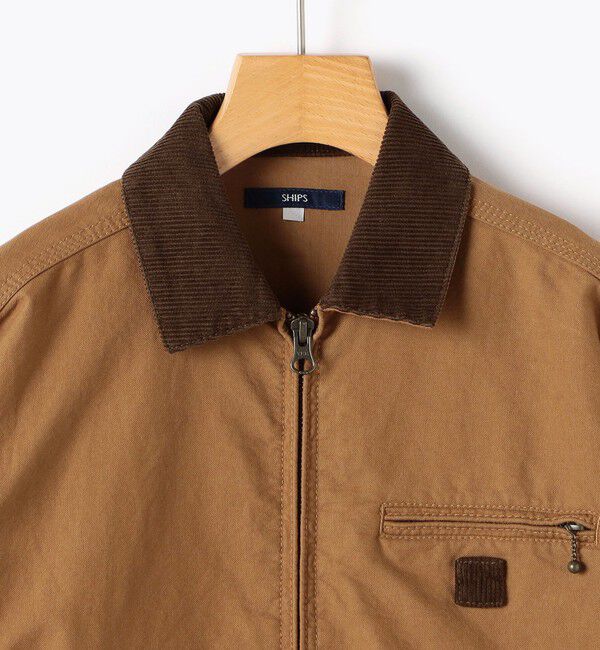 SHIPS KIDS「SHIPS KIDS:100～130cm / ダック ワーク ジャケット」|その他|