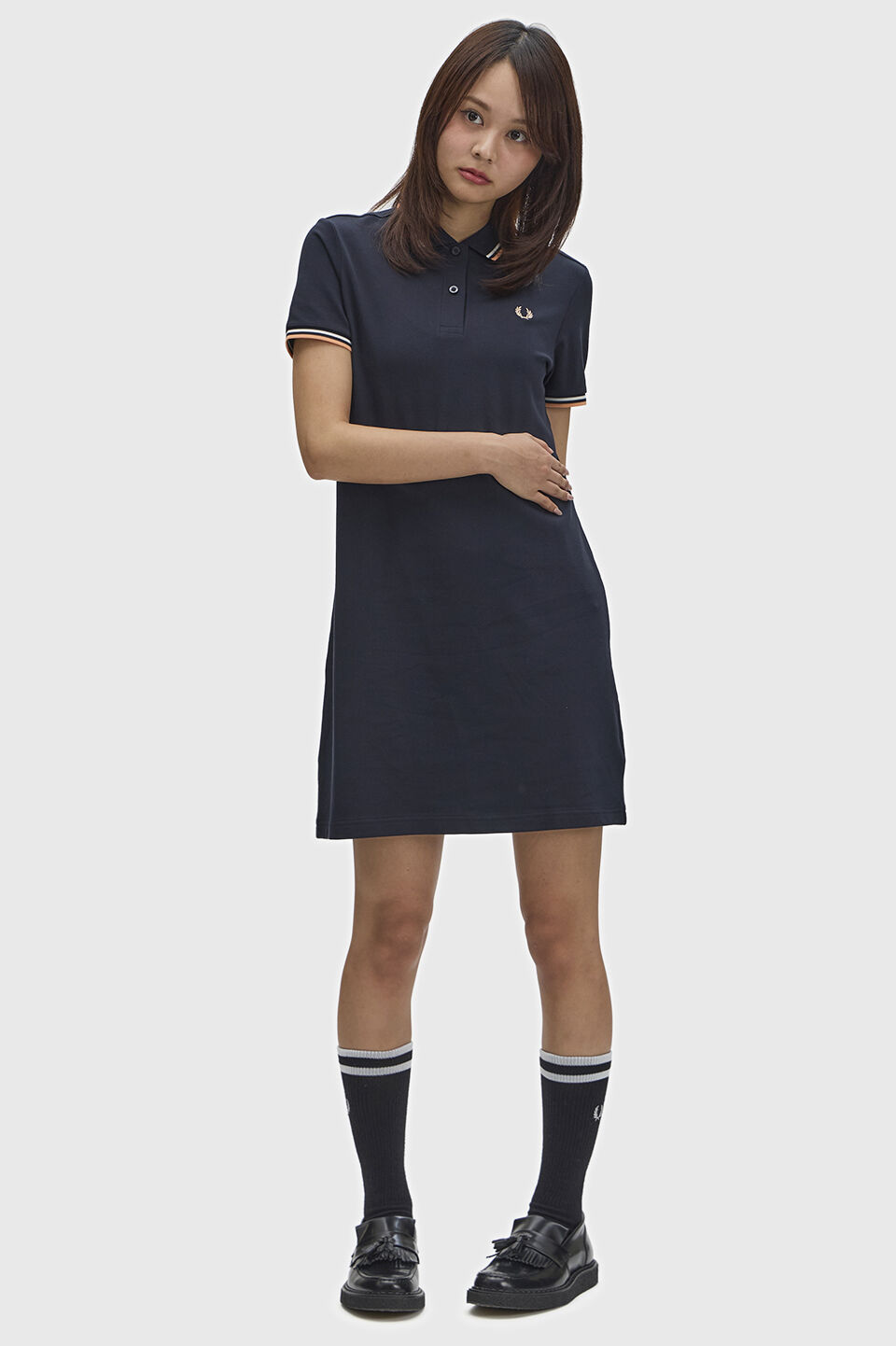FRED PERRY 「Twin Tipped Fred Perry Dress D3600／フレッドペリーポロワンピース D3600」|ワンピース|