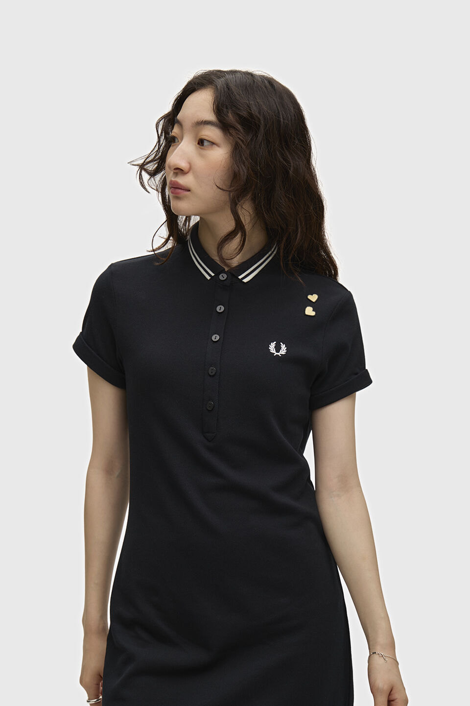 FRED PERRY 「FRED PERRY／TIPPED POLO DRESS／エイミーワインハウス　ティップラインポロワンピース」|ワンピース|
