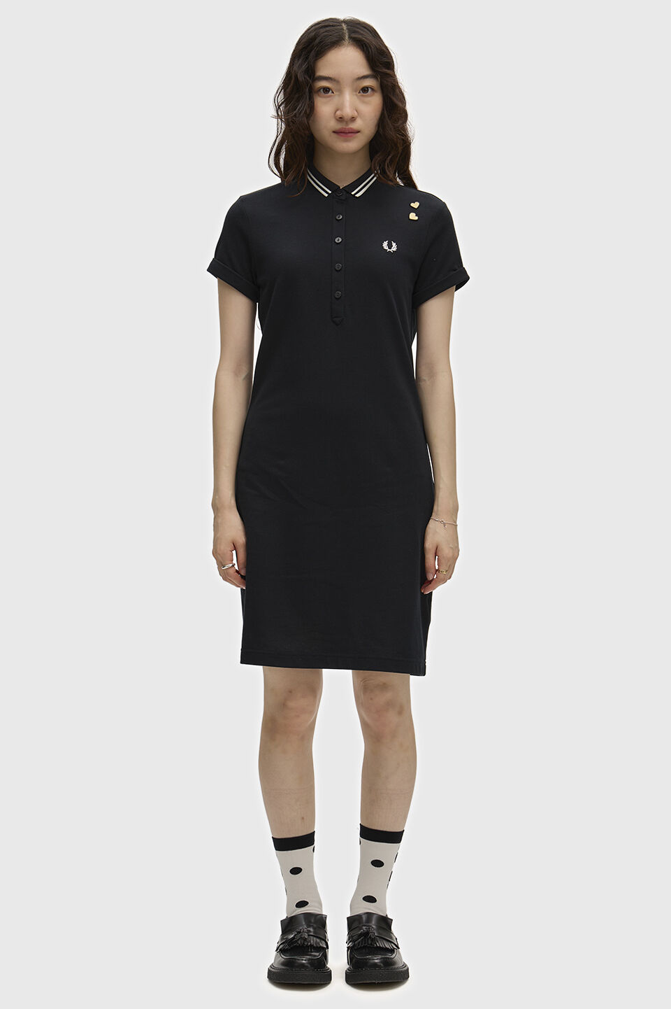 FRED PERRY 「FRED PERRY／TIPPED POLO DRESS／エイミーワインハウス　ティップラインポロワンピース」|ワンピース|