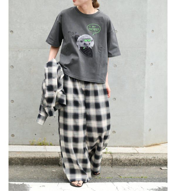 OUTDOOR PRODUCTS Usual Things「仙台店＆WEB限定 ピグメントカットオフ ZOO TEE」|Tシャツ・カットソー|