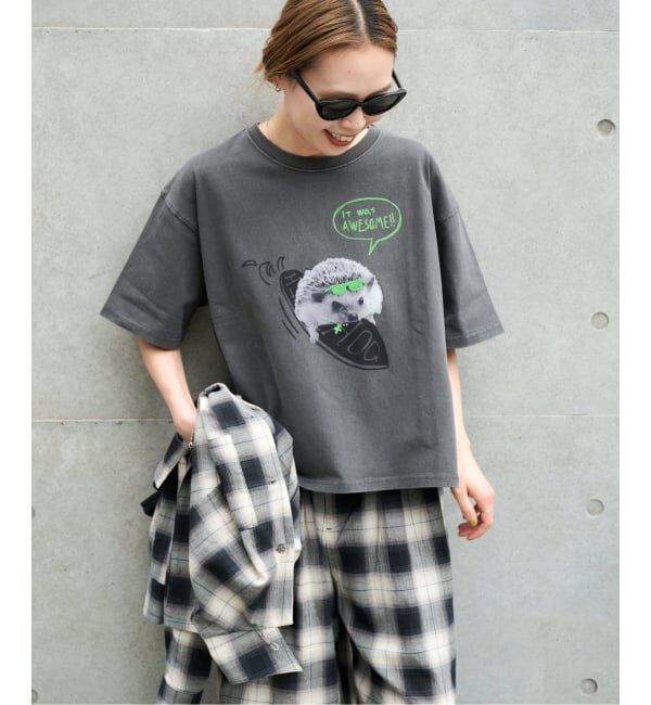 OUTDOOR PRODUCTS Usual Things「仙台店＆WEB限定 ピグメントカットオフ ZOO TEE」|Tシャツ・カットソー|