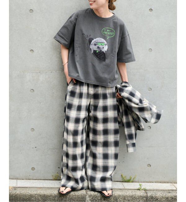 OUTDOOR PRODUCTS Usual Things「仙台店＆WEB限定 ピグメントカットオフ ZOO TEE」|Tシャツ・カットソー|