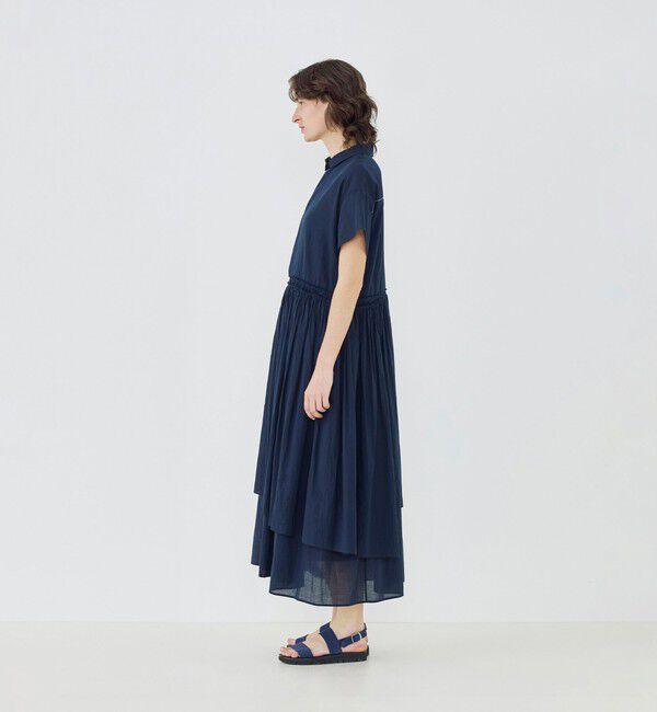GALERIE VIE「インドコットン アシンメトリーヘムワンピース」|ワンピース|