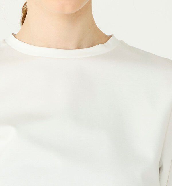 Ballsey「スーピマモクロディ ペプラムTシャツ」|Tシャツ・カットソー|